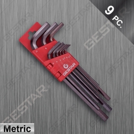 Juego de Llave Larga Hex Métrica 9 Pc.