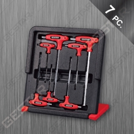 Juego de Llave Hex de Mango "T" 7 Pc.