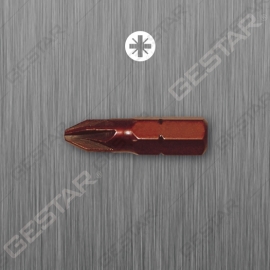 Bit Intercambiable 1/4" Hex x 25 mm L, POZIDRIV® 