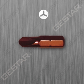 Bit Intercambiable 1/4" Hex x 25 mm L, Tri-Ala