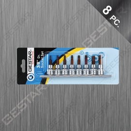 3/8" Dr. Juego de T-Dado en Porta 8 Pc.