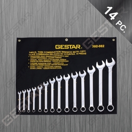 Juego de Llave Combinación Delgada 14 Pc. Métrico