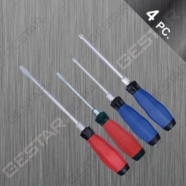 Juego de Destornillador Impacto con Agarre de Cojín 4 Pc.