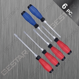 Juego de Destornillador Impacto con Agarre de Cojín 6 Pc.